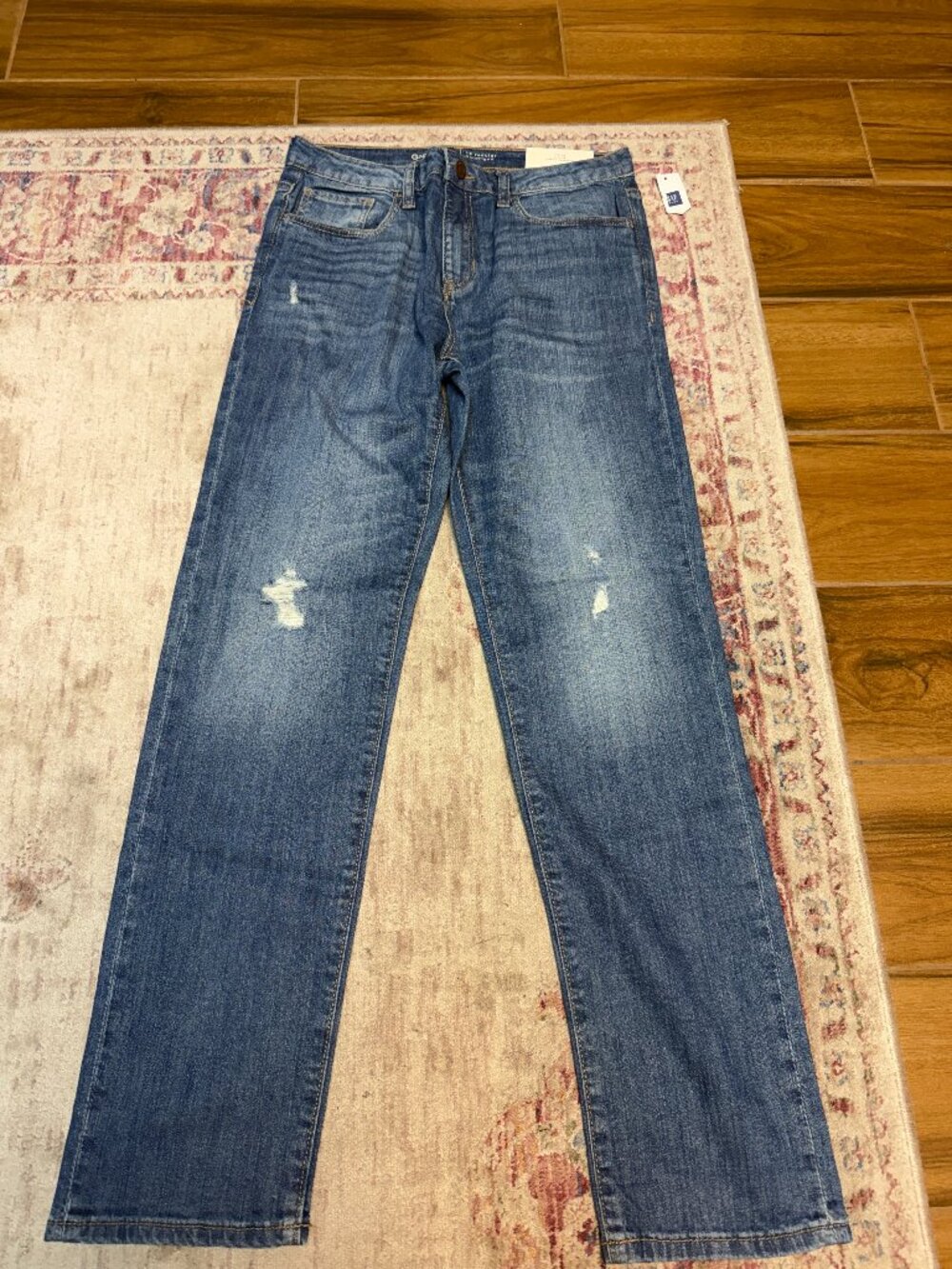 GAP Kids Girls Blue Stretch Girlfriend Jeans Size 16 Regular-Brand New!!